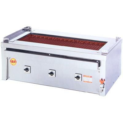 ヒゴグリラー 万能 卓上式グリラー 三相200V 3P-218C 幅1020×奥行550×高さ380mm