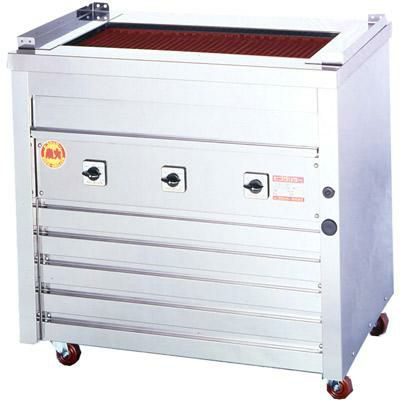 ヒゴグリラー 万能 床置式グリラー 三相200V 3P-215 幅890×奥行550×高さ850mm