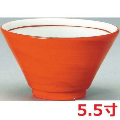 切立深口5.5丼朱巻