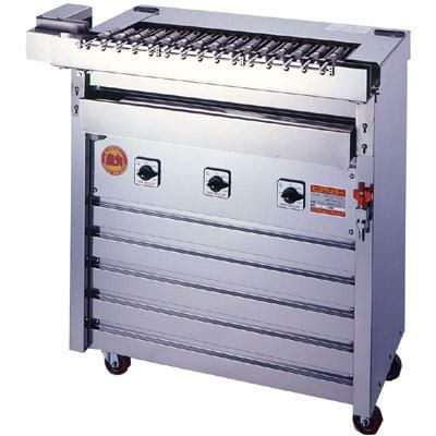 【業務用/新品】 ヒゴグリラー 回転串焼 床置式グリラー 三相200V　3K-009X 幅880×奥行530×高さ950mm 【送料無料】