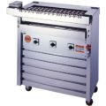 【業務用/新品】 ヒゴグリラー 回転串焼 床置式グリラー 三相200V　3K-009X 幅880×奥行530×高さ950mm 【送料無料】