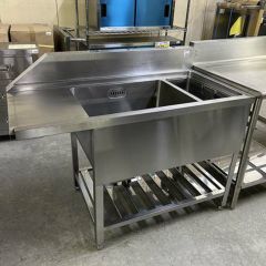 TEFL-A87W 【タニコー】 電気フライヤー 2槽式 18L×2 幅870×奥行600×高