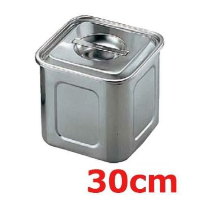 UK 18-8 角型 キッチンポット 30- 手付