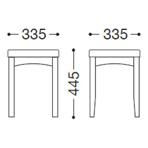CHERRY(チェリーレスタリア) スツール 新京 CR-199/NA:25000700609/BR:2500047006105