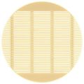 196丸強化PP竹ス クリーム φ196mm