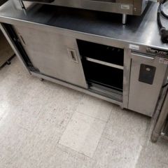 業務用/新品】【マルゼン】電気ディッシュウォーマーテーブル 片面式