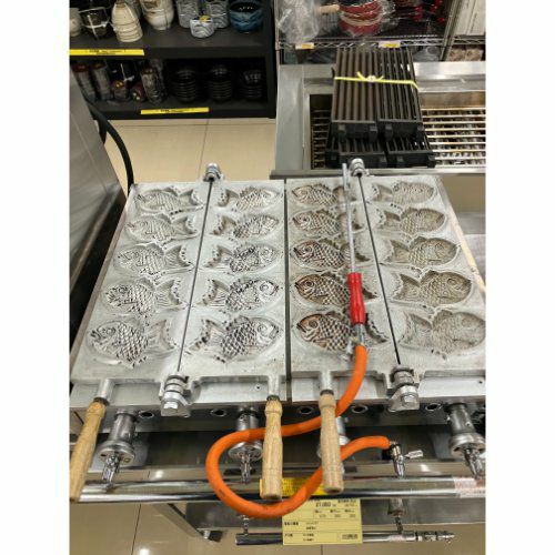 引き取り限定　業務用　たい焼き器　レア　プロパンガス 引き取り限定 業務用 たい焼き器 レア プロパンガス