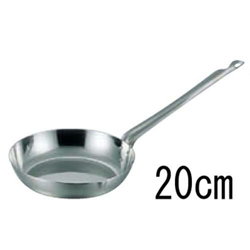 ステンレス 平柄 フライパン 20cm