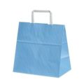 手提袋 平紐手提袋 H平26 クリスタル ブルー XZK01018 (50枚入)