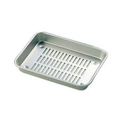 アルマイト N型 水切バット 25号(350×280×39)