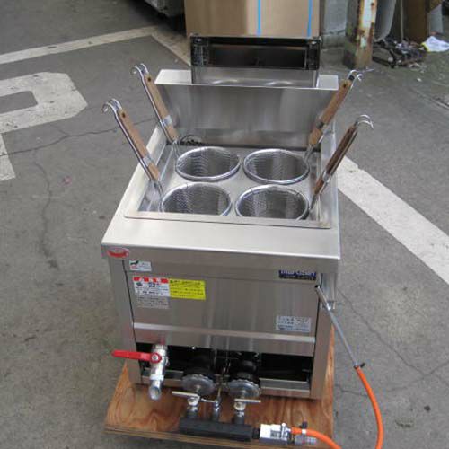 中古】卓上ラーメン釜 マルゼン MRK-045TB 幅400×奥行545×高さ400