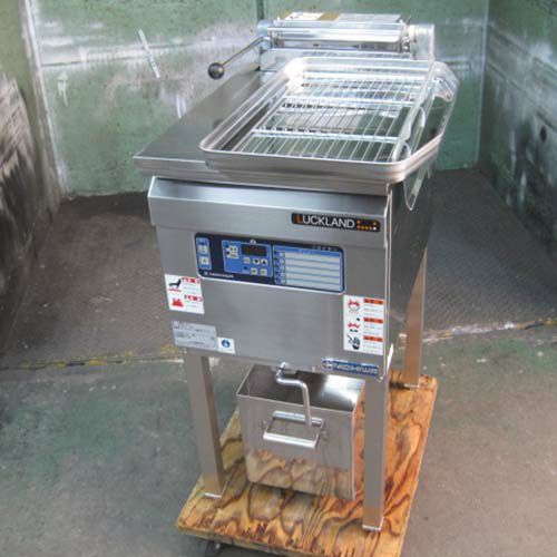 中古】電気フライヤー ニチワ電機 SEFD-13K 幅380×奥行600×高さ800