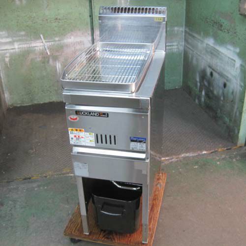 中古】ガスフライヤー マルゼン MGF-13K 幅330×奥行600×高さ800 【送料