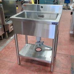 中古】一槽シンク BGあり マルゼン 幅600×奥行450×高さ800 【送料別途