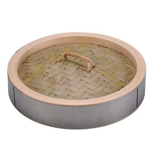 18-0 中華セイロ ステンレス枠 42cm 蓋