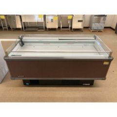 2温度帯 冷蔵多段オープン　フクシマMEU-32WKSA5G 業務用 中古 業界最長1年保証】2温度帯 冷蔵多段オープンショーケース フクシマ