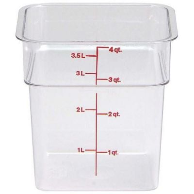 フードコンテナ角型 クリアタイプ CAMBRO 本体 4SFSCW　【グループA】