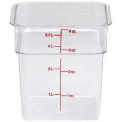 フードコンテナ角型 クリアタイプ CAMBRO 本体 4SFSCW　【グループA】