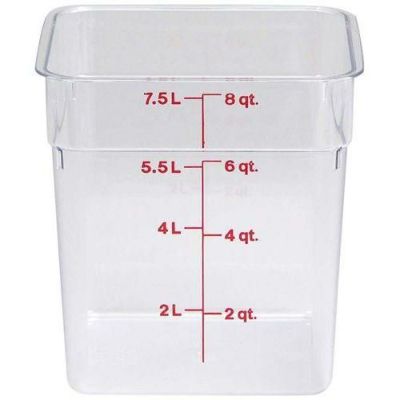 フードコンテナ角型 クリアタイプ CAMBRO　本体 8SFSCW　【グループA】