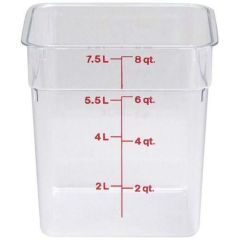 フードコンテナ角型 クリアタイプ CAMBRO　本体 8SFSCW　【グループA】