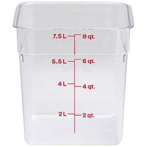 フードコンテナ角型 クリアタイプ CAMBRO　本体 8SFSCW　【グループA】