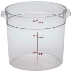 フードコンテナ 丸型 クリアタイプ CAMBRO RFSCW 6　【グループA】
