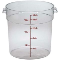 フードコンテナ 丸型 クリアタイプ CAMBRO RFSCW 18　【同梱グループA】