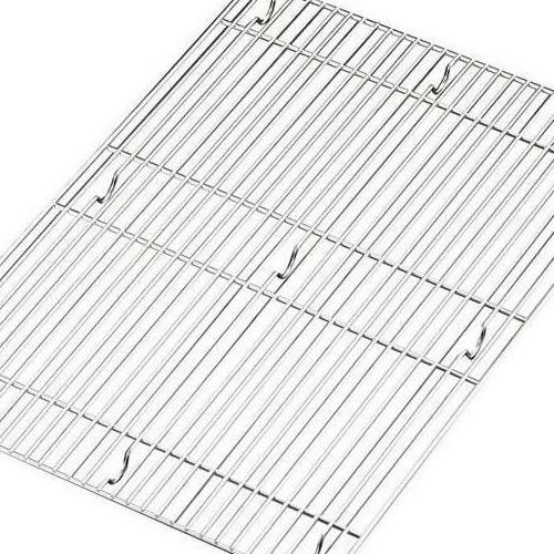 EBM ステンレス 角バットアミ 細目(補強付)8枚取