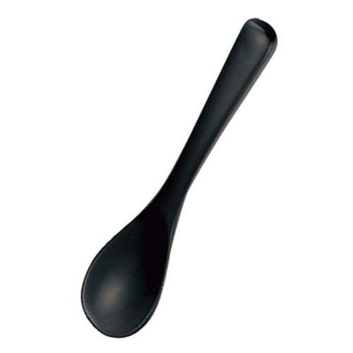 木製 本漆茶碗蒸スプーン 黒