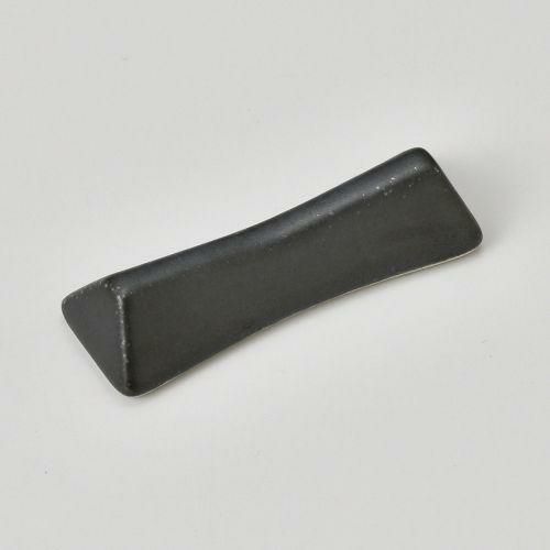三山黒結晶箸置き 5.5×1.9×1.3cm 289-528 (20個入)