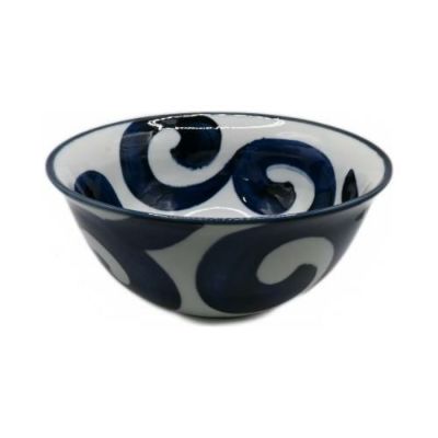 TB 鳴門唐草深口ラーメン丼/10入