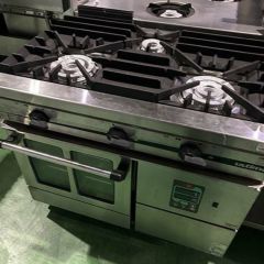 中古】ガスレンジ マルゼン MGRX-126E 幅1200×奥行600×高さ800 【送料