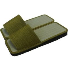 角タタミスリッパ グリーン 10足セット/1540GR