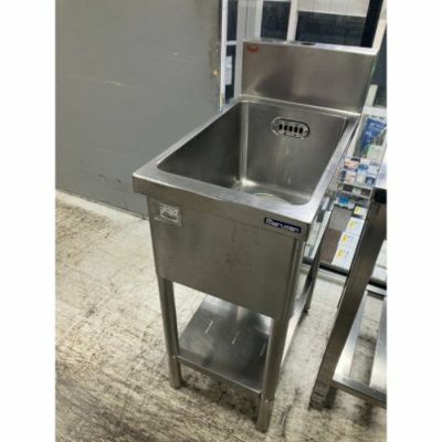 中古】一槽シンク BGあり 幅350×奥行600×高さ800 【送料別途見積