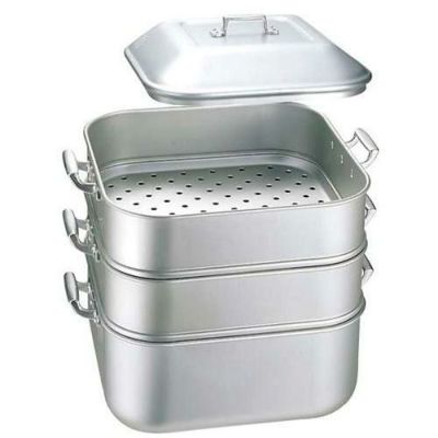 アルマイト ジャンボ 角蒸器 中