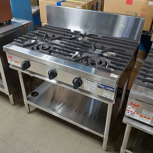 業界最長1年保証】【中古】ガステーブル マルゼン RGT-0963D 幅900