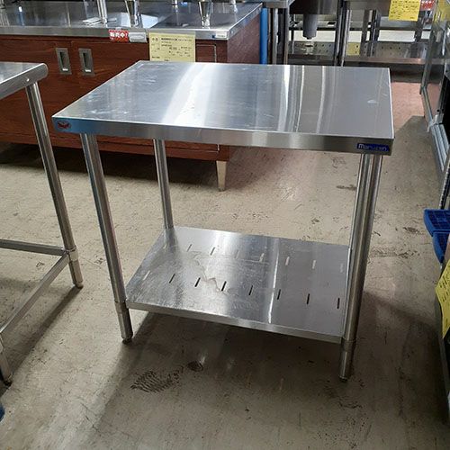 中古】作業台 BGなし 幅810×奥行550×高さ800 【送料別途見積】【業務用