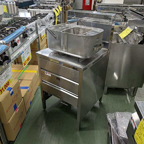 タニコー　ガスフライヤー　TGFL-55C 業界最長1年保証】【中古】ガス一槽フライヤー タニコー TGFL-55C 幅