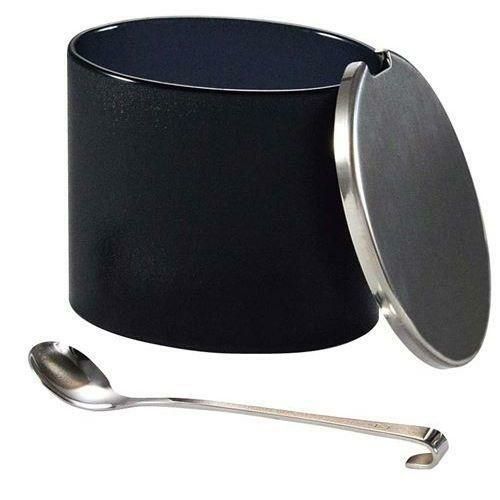 Be 調味料ポット(スプーン付) ブラック