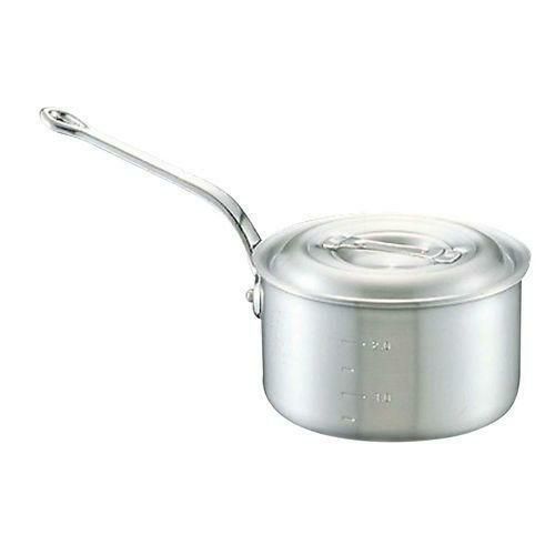 アルミ キング 深型片手鍋 (目盛付) 15cm