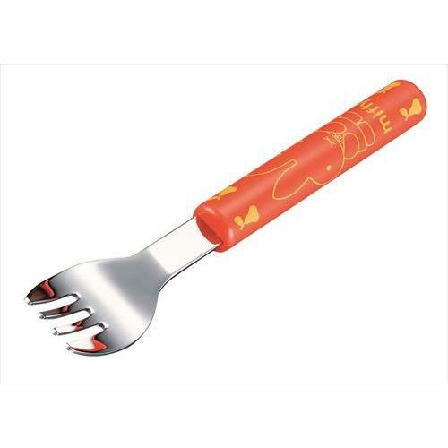 フォーク 【18-10 ミッフィーカラー ごちそうさま フォーク】 / 全長:142