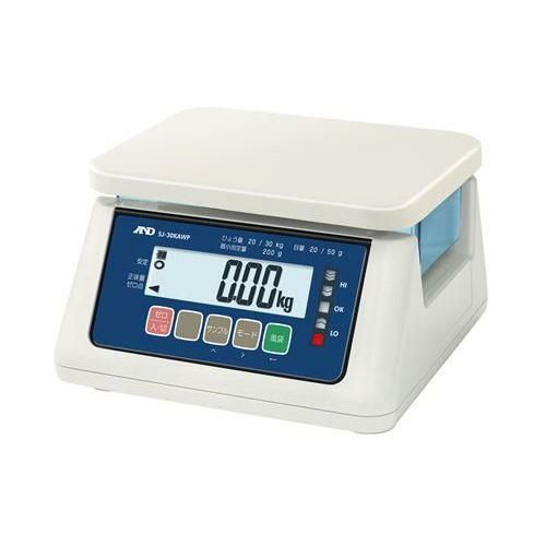 A&D 取引証明用 防塵・防水はかり SJ-30KAWP(ひょう量:30kg 目量:20g)