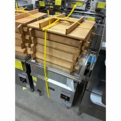 業務用/新品】【ニチワ】電気蒸器 単相100V NES-351 幅390×奥行400×高