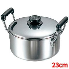 ソースポット 深型 両手 23cm 18-0 MA