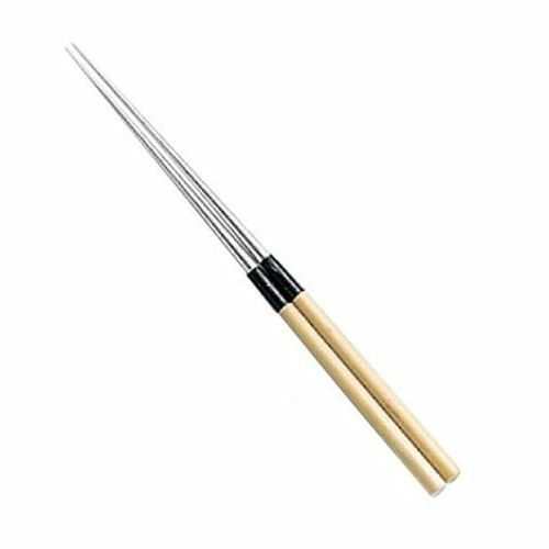 白木柄 盛箸 (水牛桂付) 15cm