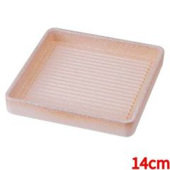 耐熱ABS 正角肉皿 志野 14cm
