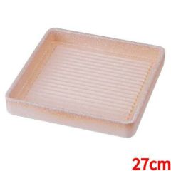 耐熱ABS 正角肉皿 志野 27cm