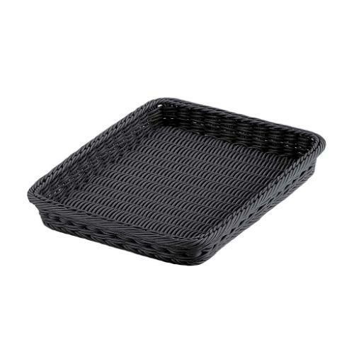 PPラタン ベーカリーバスケット 40型 ブラック BB-410-BK