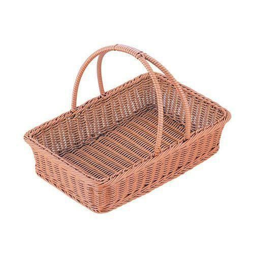 PPラタン ピクニックバスケット 大 ブラウン PB-456-BR