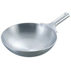 アルミ 打出 中華片手鍋 33cm 【グループA】